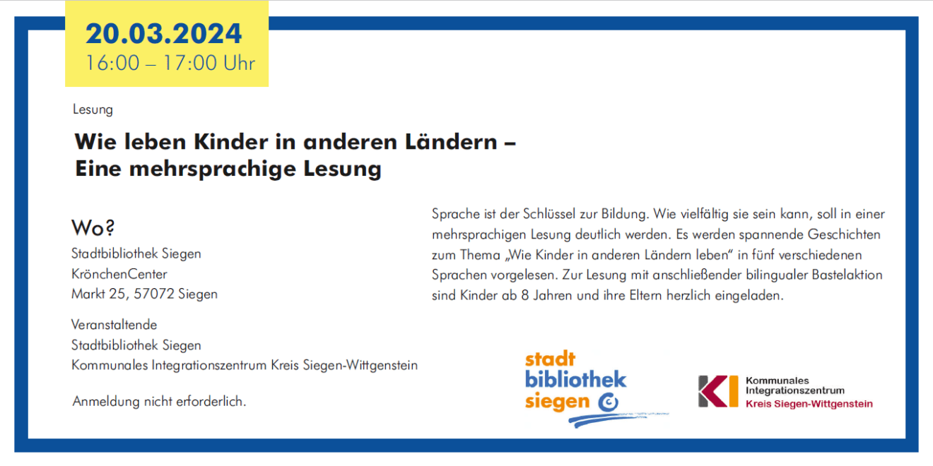 Wie leben Kinder in anderen Ländern?